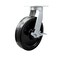 Service Caster 12'' Extra Heavy Duty Phenolic Wheel Swivel Caster with Brake CRAN-SCC-KP92S1230-PHR-SLB - alternate 1